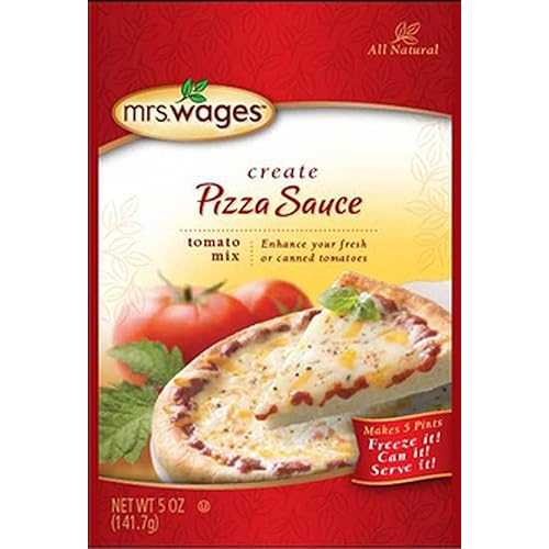 SENTICUM KENT PRECISION FOODS Mrs. Wages Pizza Sauce Tomato Canning Mix, 5 Ounce Package (Value case of 12 Packages) 10,052円