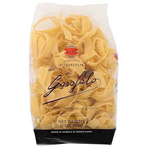 Garofalo - Premium Durum Wheat Semolina Pappardelle Pasta, Italian Made, Bronze-Drawn, Al-Dente, One-Ingredient Pasta (2 pack)