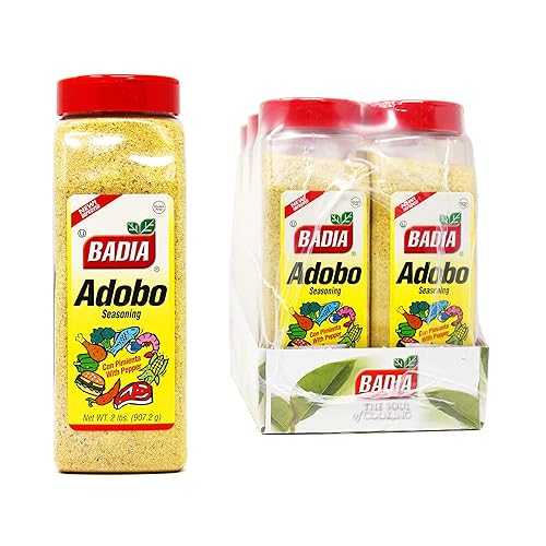 バディア アドボ ペッパー入り 2ポンド (6個パック) Badia Adobo with Pepper, 2 Pound (Pack of 6)