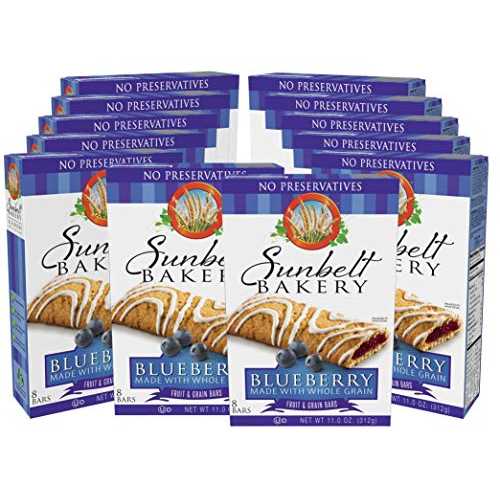 Sunbelt Bakery's ブルーベリー フルーツ & グレーン バー、1.4 オンス バー、96 個 Sunbelt Bakery's Blueberry Fruit & Grain Bars, 1.4 oz Bars, 96 Count
