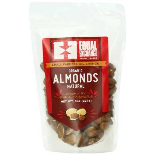 等価交換オーガニック天然アーモンド、8オンス Equal Exchange Organic Natural Almonds, 8 Ounce