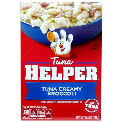 ベティ クロッカー ツナ クリーミー ブロッコリー ツナ ヘルパー 6.4オンス (10 パック) Betty Crocker TUNA CREAMY BROCCOLI Tuna Helper 6.4oz (10 Pack)