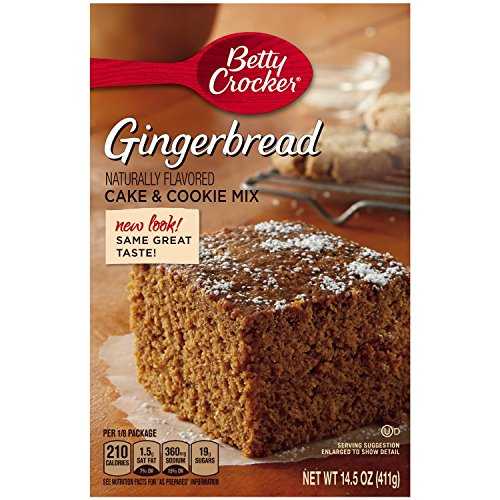 ベティ クロッカー ジンジャーブレッド ケーキ & クッキー ミックス - 14.5 オンス - 2 パック Betty Crocker Gingerbread Cake & Cookie Mix - 14.5 oz - 2 pk