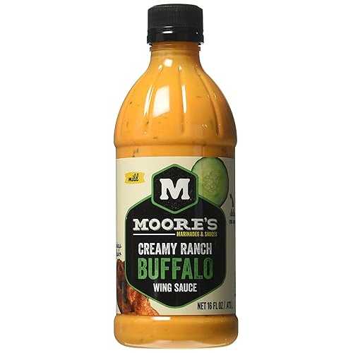 Moore Sauce Buffalo Wing Ranch,16 Fl Oz,Pack of 6