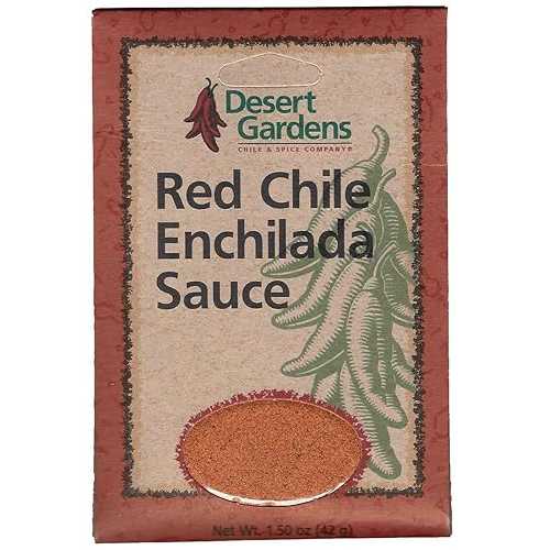 デザート ガーデンズ レッドチリ エンチラーダ ソース ミックス (4 個パック) Desert Gardens Red Chile Enchilada Sauce Mix (Pack of 4)画像