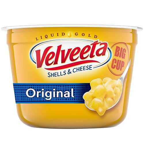 Velveeta シェルズ & チーズ オリジナル ビッグカップ、5 オンス (8 個パック) Velveeta Shells & Cheese Original Big Cup, 5 Ounce (Pack of 8)
