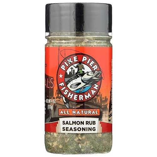 PIKE PIER FISHERMAN Salmon Rub Seasoning (4 oz.)