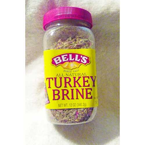 BELL'S Bell’s Turkey Brine ? 12 oz ? Apple & Cranberry Infused Brining Mix with Bell’s Seasoning ? Moist, Juicy, Flavorful Turkey? Ideal for Roasting, Smoking, or Grilling (Pack of 2)