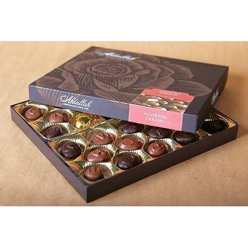 アブダラ チョコレート クリーム (ミルク & ダーク) 15 オンス Montgomery Industries Abdallah Chocolates Creams (Milk & Dark) 15 oz.