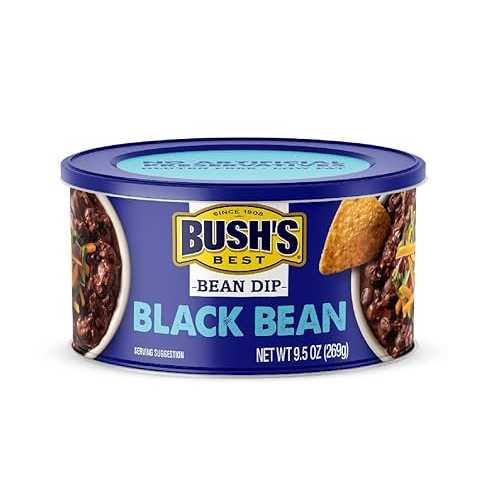 Bush's Best Bush’s Best Black Bean Dip, 9.5 Ounce (Pack of 12)