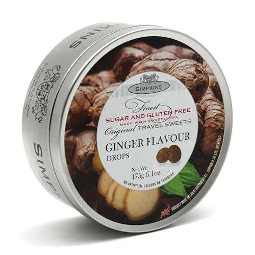 シンプキンズ シュガーフリー ジンジャードロップス 175g (6個パック) Nipits Simpkins Sugar Free Ginger Drops 175 g (Pack of 6) 11,639円