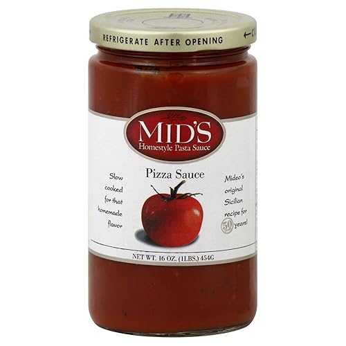 Mid's ピザソース、16 オンス (12 個パック) Mid's Pizza Sauce, 16 OZ (Pack of 12)