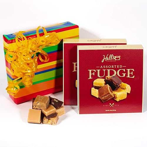 Hall's Candies Celebration Fudge Gift Box, 2 Pounds Fudge (Assorted)