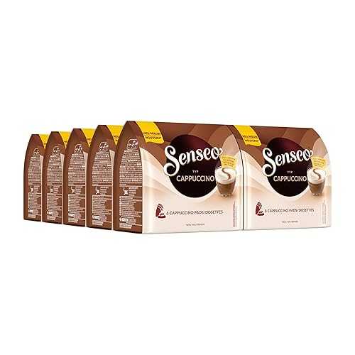 Senseo カプチーノ コーヒー ポッド - (10 ポッド x 8 個パック) Senseo Cappuccino Coffee Pods - (Pack of 10 X 8 Pods)