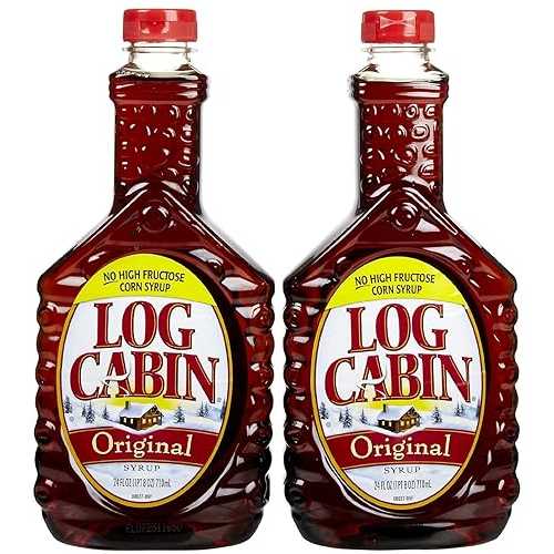 ログキャビン オリジナル シロップ、24 オンス (2 パック) Log Cabin Original Syrup, 24 Ounce (2 Pack)