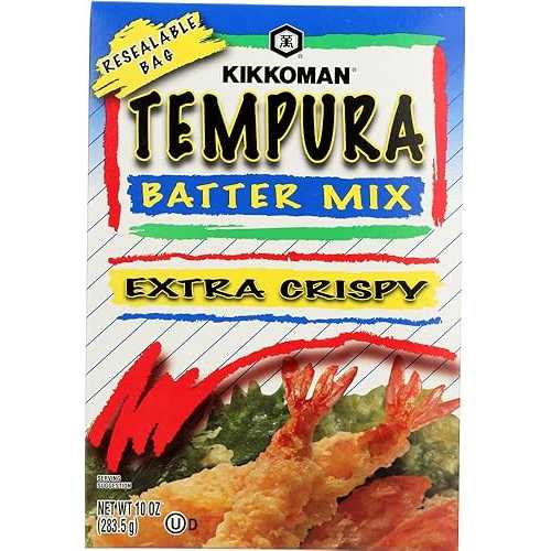 Kikkoman, Extra Crispy Tempura Batter Mix, 10oz Box (Pack of 4) by Kikkoman