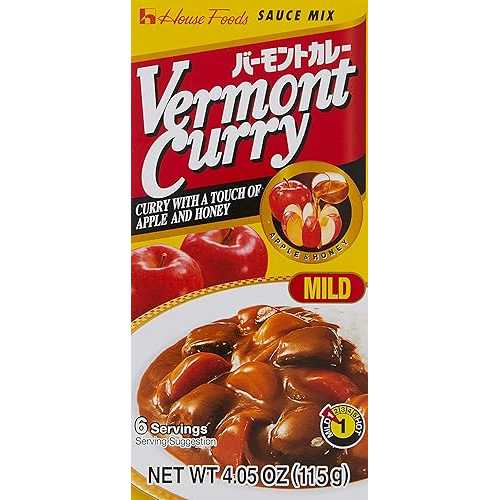 House Foods Vermont Curry, Mild, 4 Ounce Boxes (Pack of 10)|Glomarket