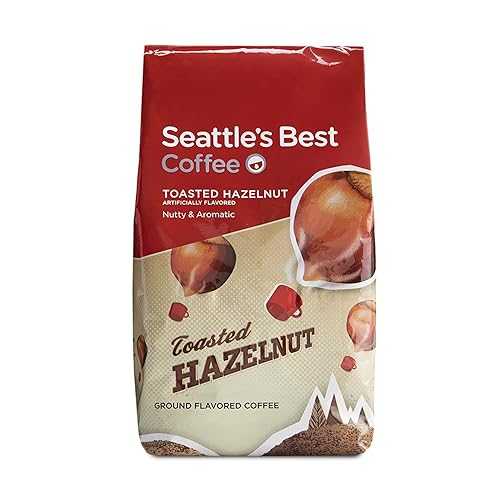 Seattle's Best Coffee Toasted Hazelnut Flavored Medium Roast Ground Coffee | 11 Ounce Bags (Pack of 6) 11,215円