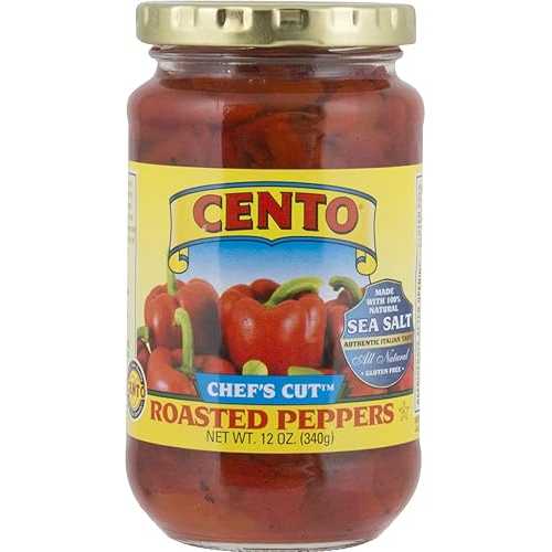 Cento Chef\'s Cut Roasted Peppers, 12 Oz, Pack of 12