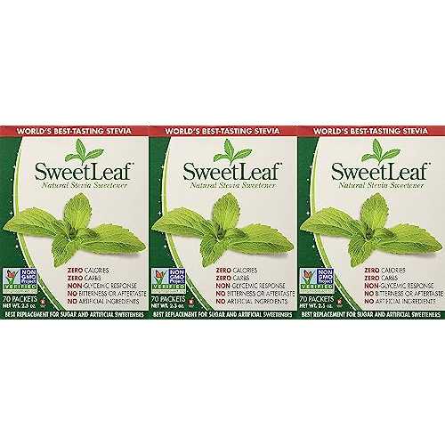 SweetLeaf Stevia Sweetener, 70 packets