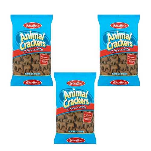 DEL'S ROADSIDE Stauffer's Animal Crackers Chocolate, 20.0 OZ per Pack (3 Pack)