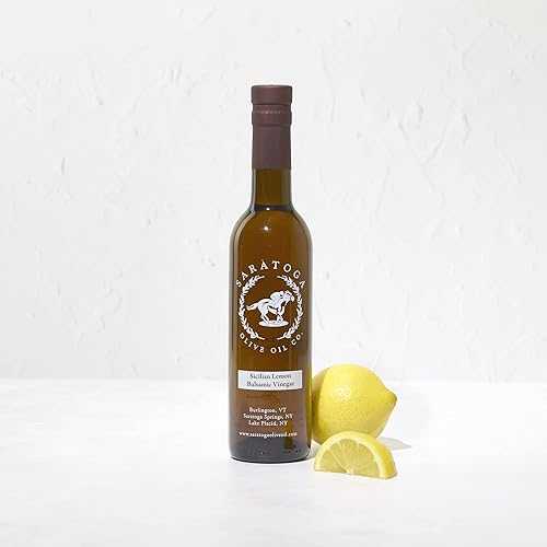 Saratoga Olive Oil Co. Saratoga Olive Oil Company Sicilian Lemon White Balsamic Vinegar 375ml (12.7oz)