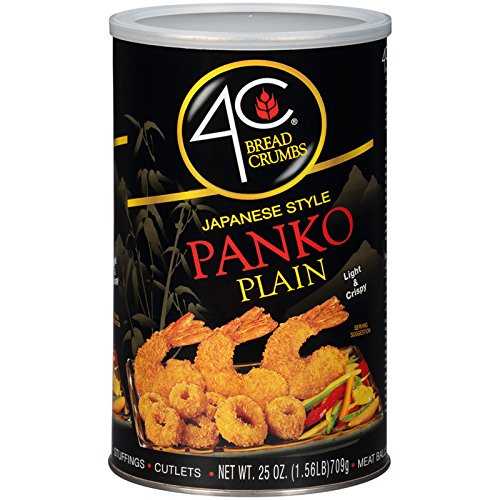 4C Panko プレーンパン粉 25 オンス (3個入り) 4C Panko Plain Bread Crumbs 25 oz. (Pack of 3)