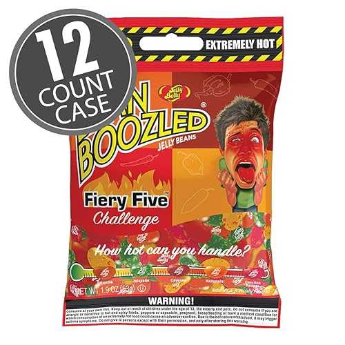 Jelly Belly Fiery Five バッグ - 1.9 オンス - 12 カウントケース - 本物、公式、ソースから直接 Jelly Belly Fiery Five Bag - 1.9 oz - 12 count case - Genuine, Official, Straight from the Source