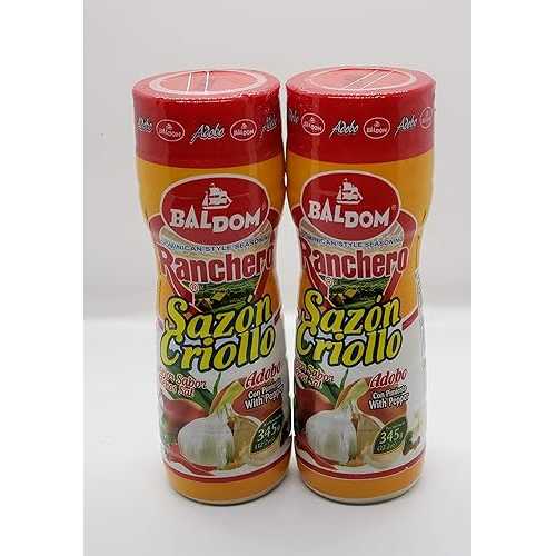 Baldom Ranchero Sazon Criollo With Pepper 12.2 oz (Pack of 2)