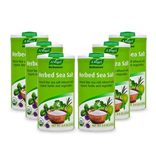 A. Vogel Herbamare オーガニック シーズニング ソルト 8.8オンス。1ケースにつき6個 A.Vogel A. Vogel Herbamare Organic Seasoning Salt 8.8Oz. 6 Per Case