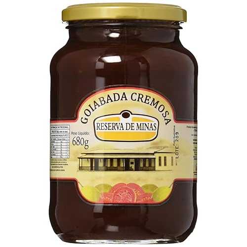 グアバ デザート - ゴイバダ クレモサ - レセルバ デ ミナス - 24 オンス (680g) Guava Dessert - Goibada Cremosa - Reserva de Minas - 24oz. (680g)