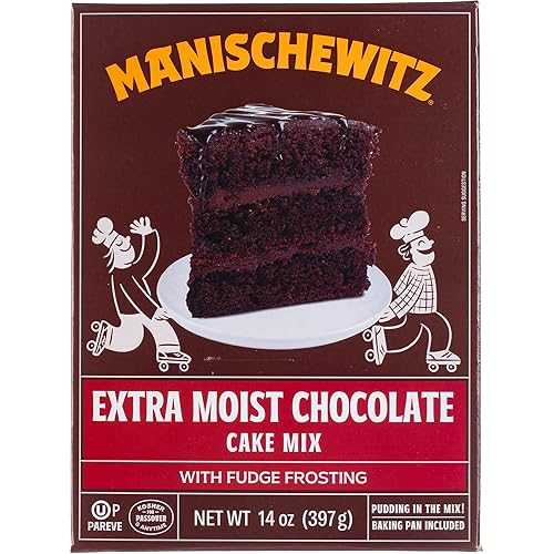 Manischewitz Cake Mix, Extra Moist Chocolate Cake, Passover, 14 oz