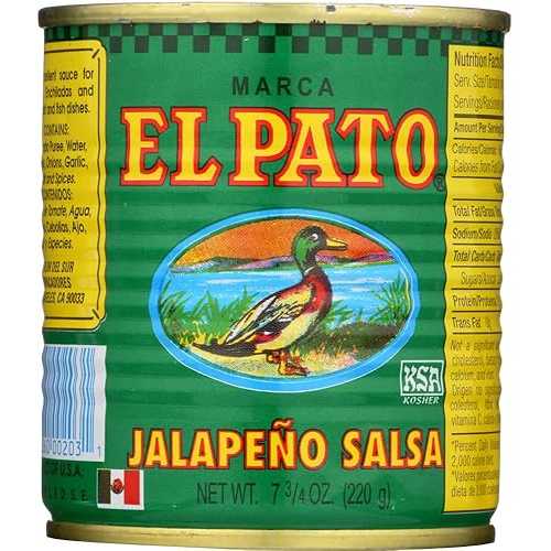 El Pato、ハラペーニョ サルサ、7.75 オンス缶 (12 個パック) El Pato, Jalapeno Salsa, 7.75oz Can (Pack of 12) 10,361円