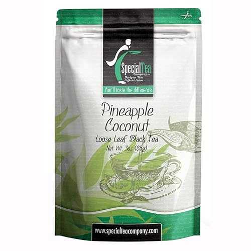 スペシャルティー パイナップル ルーズ紅茶、3オンス Special Tea Pineapple Loose Black Tea, 3 Ounce
