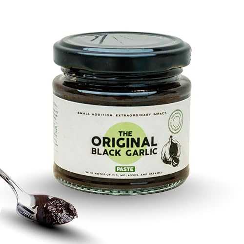 The Original Black Garlic Paste 100g - Sweet & Savoury, Aged to Perfection, 100% Natural Ingredients, Vegan Friendly - Gourmet, Culinary Delight