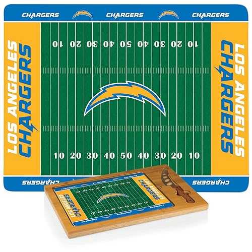 PICNIC TIME NFL Los Angeles Chargers Icon 3-Piece Cheese Set