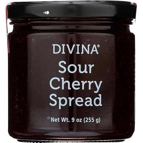 Divina Sour Cherry Spread, 9 Oz. (Case of 12)