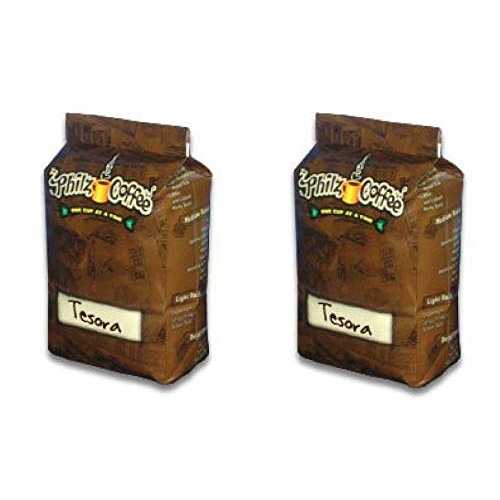 Philz Coffee Tesora 2 pack Medium Roasted Full Bodied Whole Been 24 Ounces of Delicicous Caramel Nuts Butter