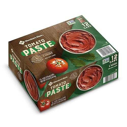 MEMBER´S MARK Member's Mark Member's Mark Tomato Paste 12 X 6 Ounce Net Wt 72 Ounce , 72 Ounce