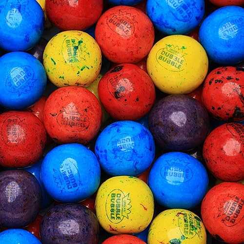 Global Gumball Gumballs for Gumball Machine - Berry Mix 1 Inch Bubble Gum Balls Bulk - Gumball Machine Refills - Chewing Gum - 2.4 LB - 136 pcs King Gumballs Bulk