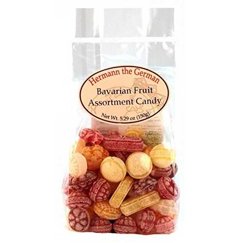 Hermann the German - バイエルンフルーツキャンディ (3 パック/5.29 オンス) Hermann the German - Bavarian Fruit Candy (3 Pack/5.29oz)