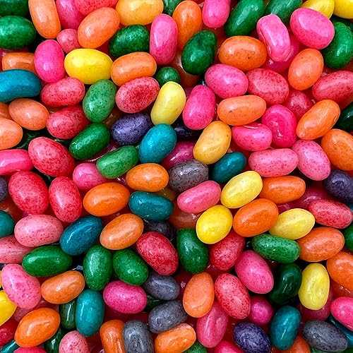 CRAZYOUTLET Jelly Beans - 3 Pound Bulk Pack - Speckled Candy - Assorted Fruit Flavors