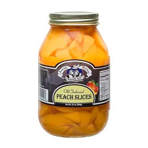 アーミッシュ ウェディング オールド ファッション ピーチ スライス 32 オンス ジャー Amish Wedding Old Fashioned Peach Slices 32 oz jar