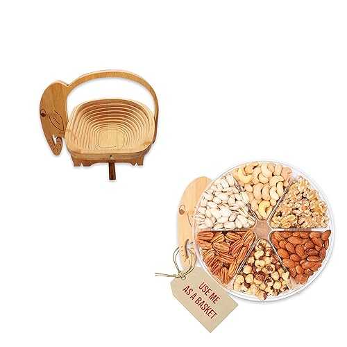 Secret Garden's Secret Garden`s Gourmet Gift Baskets Turns into Basket Healthy Dried Fruit and Nuts Fresh Gift For Thanksgiving, Christmas, Birthday,Fathers Day Mothers