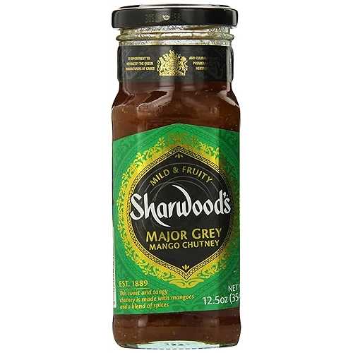 Sharwood's マンゴー チャツネ、Ff、メジャー グレー、12.5 オンス (6 個パック) Sharwood's Mango Chutney, Ff, Major Grey, 12.5 Ounce (Pack of 6)画像