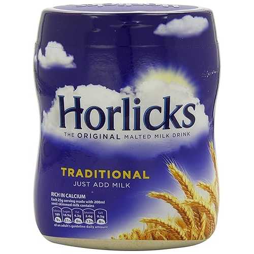 Horlicks Original Malt Beverage Mix England, 400-Gram Packages (Pack of 4)