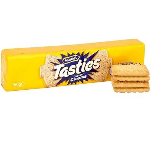 McVitie's Mcvities Tasties Custard Creams 150G (Pack of 12)