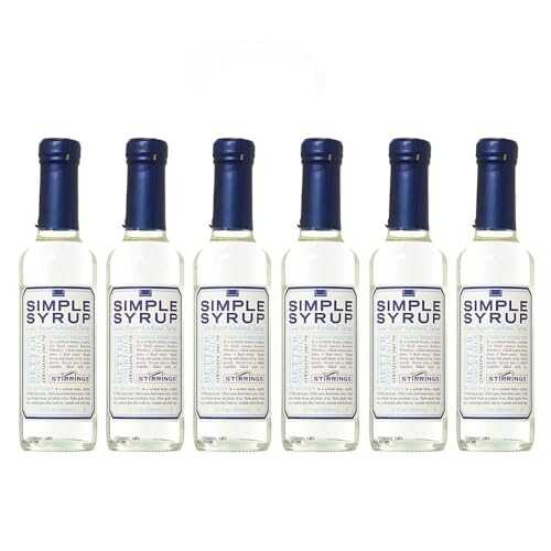 Stirrings, Simple Syrup, 12 Fl Oz (Pack of 6)