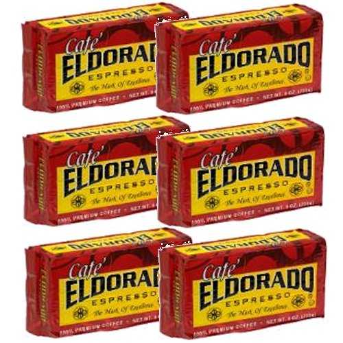 Cafe El Dorado 6 PACK Espresso Coffee 6 x 9 oz