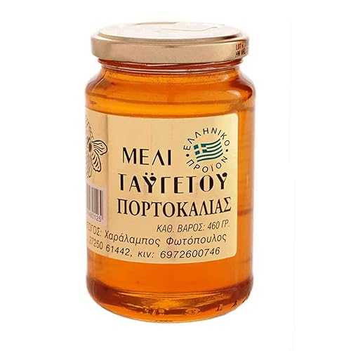 ギリシャ産蜂蜜 タイゲトス マウンテン オレンジ ツリー産 460gr 16.22oz オーガニック fotopoulos Greek Honey Taygetos Mountain From Orange Trees 460gr 16.22oz Organic